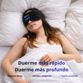 Antifaz para Dormir con Sonido Relajante – Bloquea la Luz y Relaja tu Mente