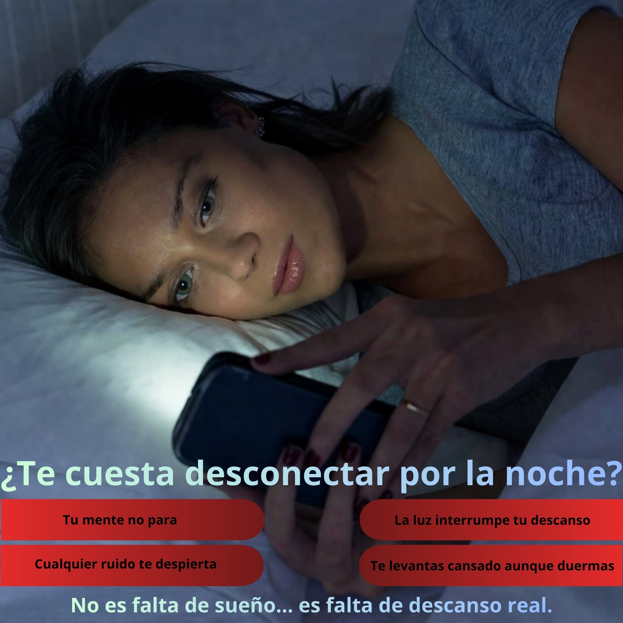 Antifaz para Dormir con Sonido Relajante – Bloquea la Luz y Relaja tu Mente